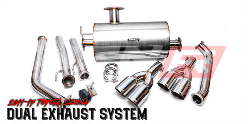 2011+ Sienna WPN-R Dual Exhaust System