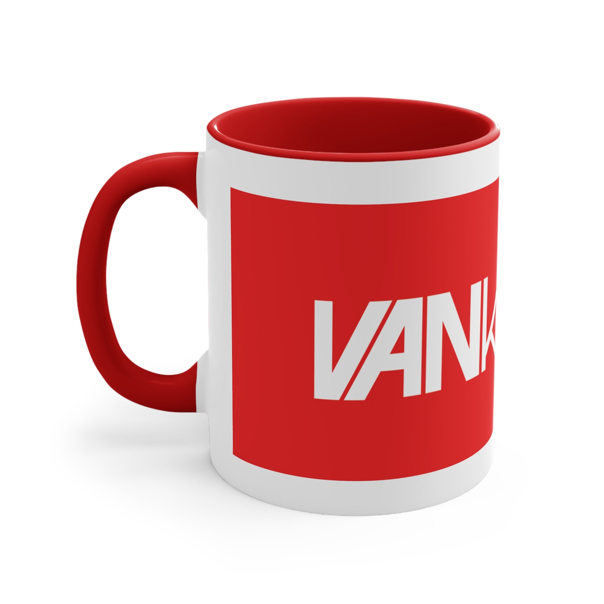 VK Red Label Accent Coffee Mug, 11oz