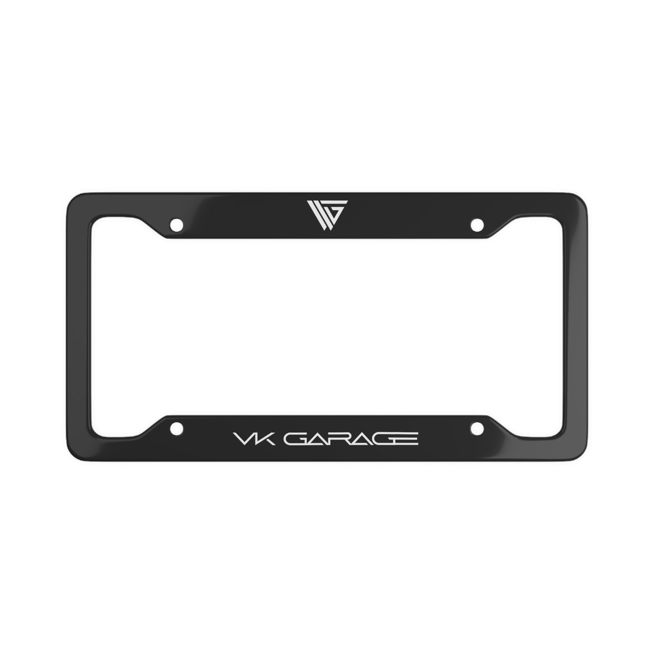Black License Plate Frame — VK Garage Aluminum Car Plate Frame