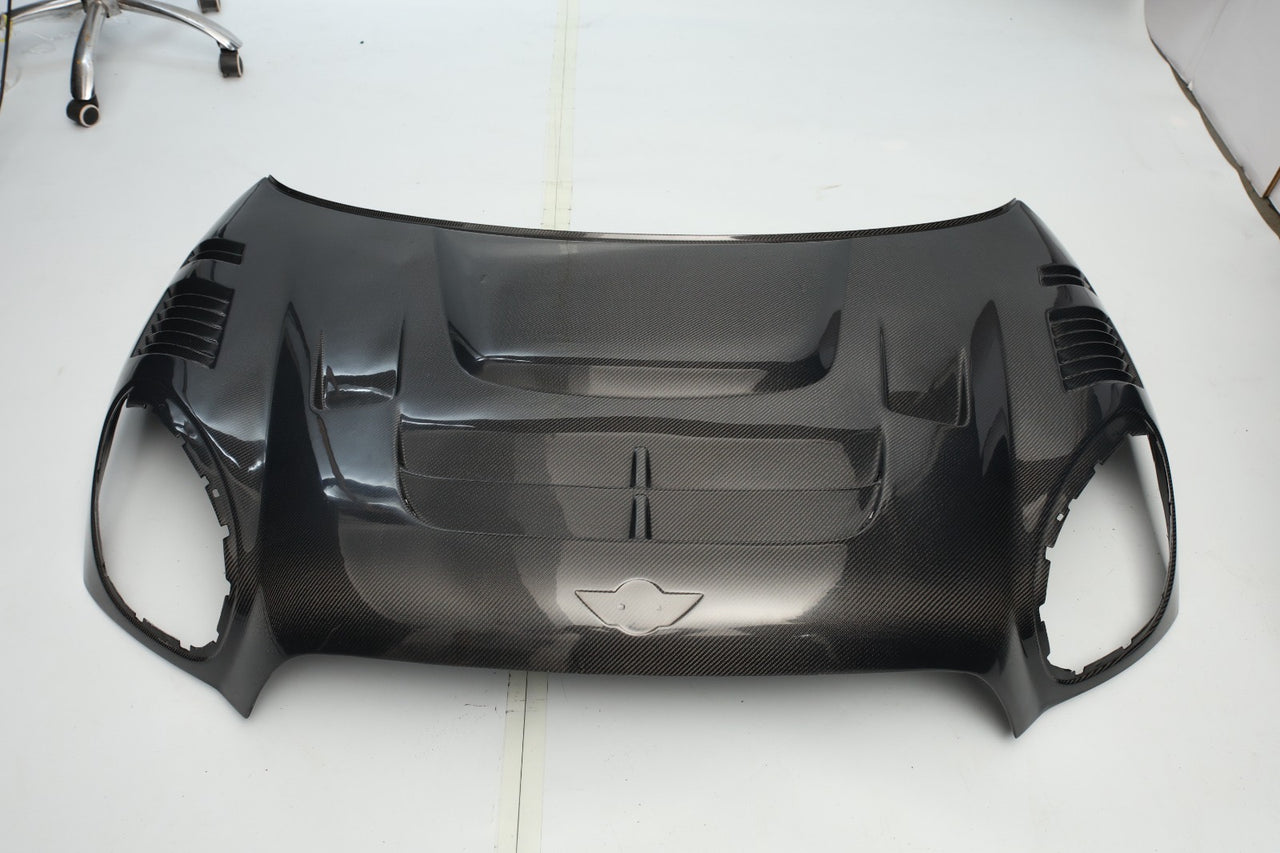 Mini Cooper Countryman R60 2010-16 VKG S Style Carbon Fiber Vented Hood