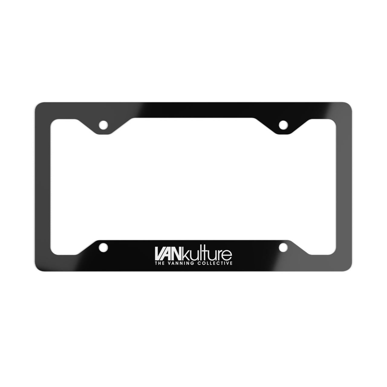 Metal License Plate Frame — VANKulture Branded Stainless Steel Car Plate Trim