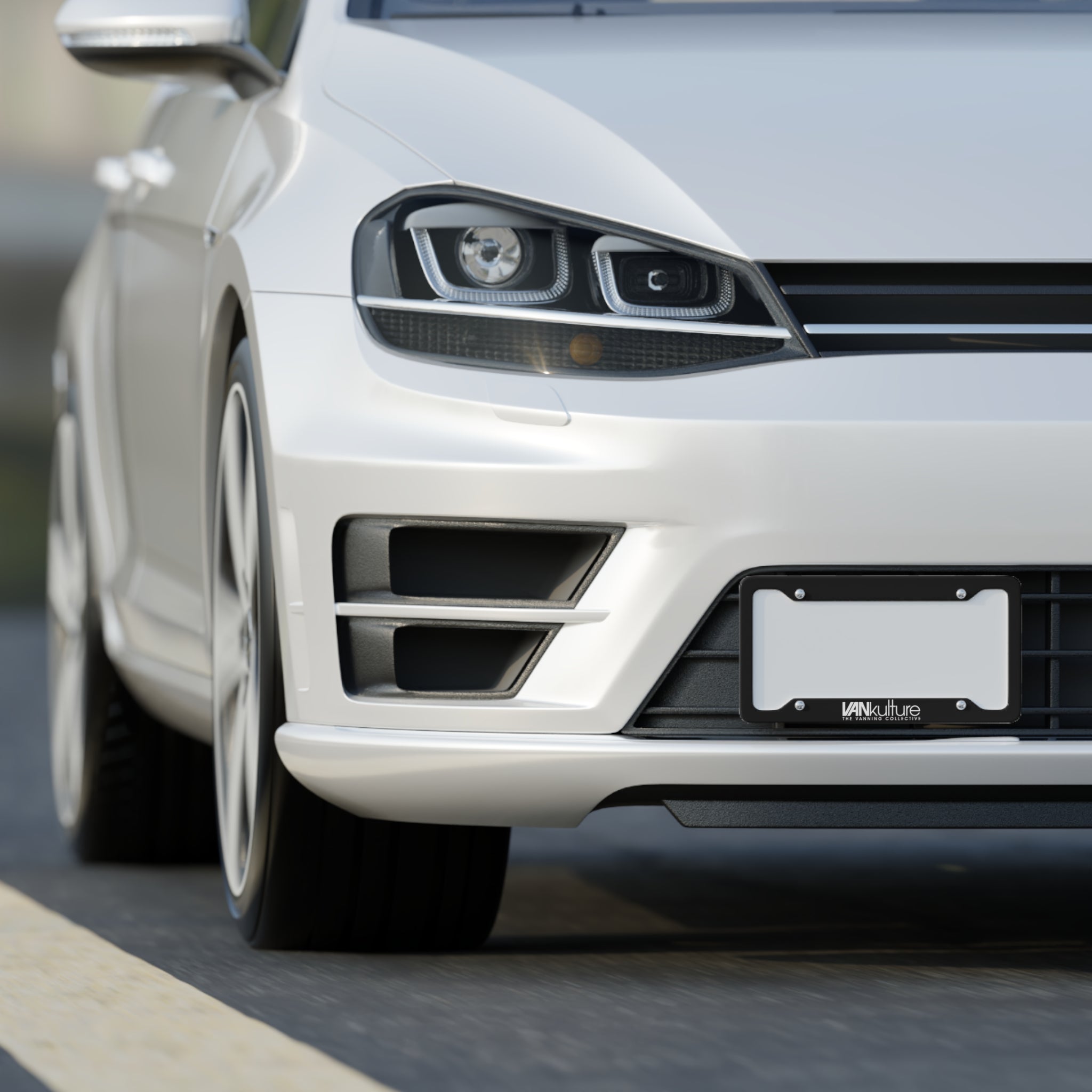 License Plate Frame - VANkulture Branded Metal Car Plate Holder Personalize it