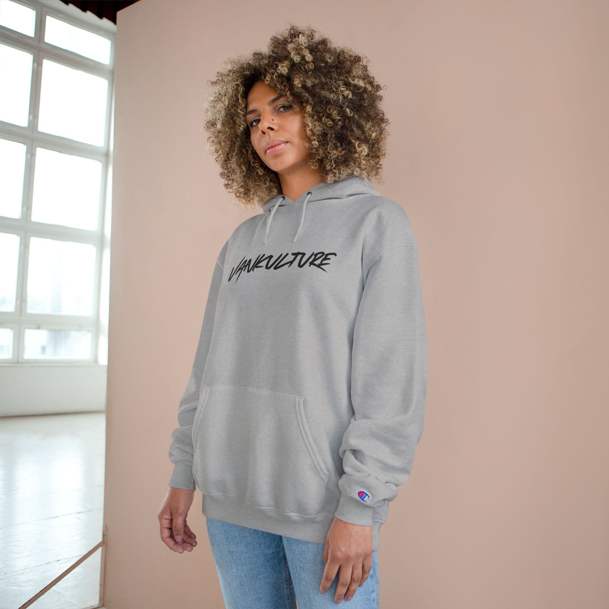 Vankulture Champion Hoodie - Cozy Streetwear, Casual Wear, Gift Idea for Friends, Stylish Layering, Everyday Fashion