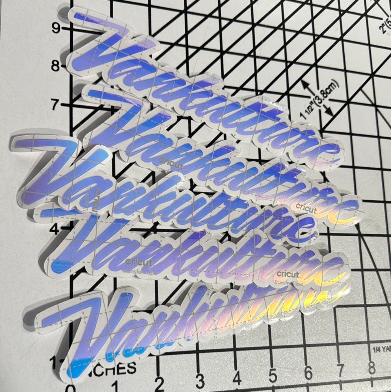 VANkulture Cursive decal