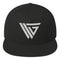 VKG White Flat Bill Cap