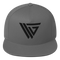 VKG Black Logo Flat Bill Cap