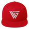 VKG White Flat Bill Cap