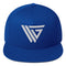 VKG White Flat Bill Cap