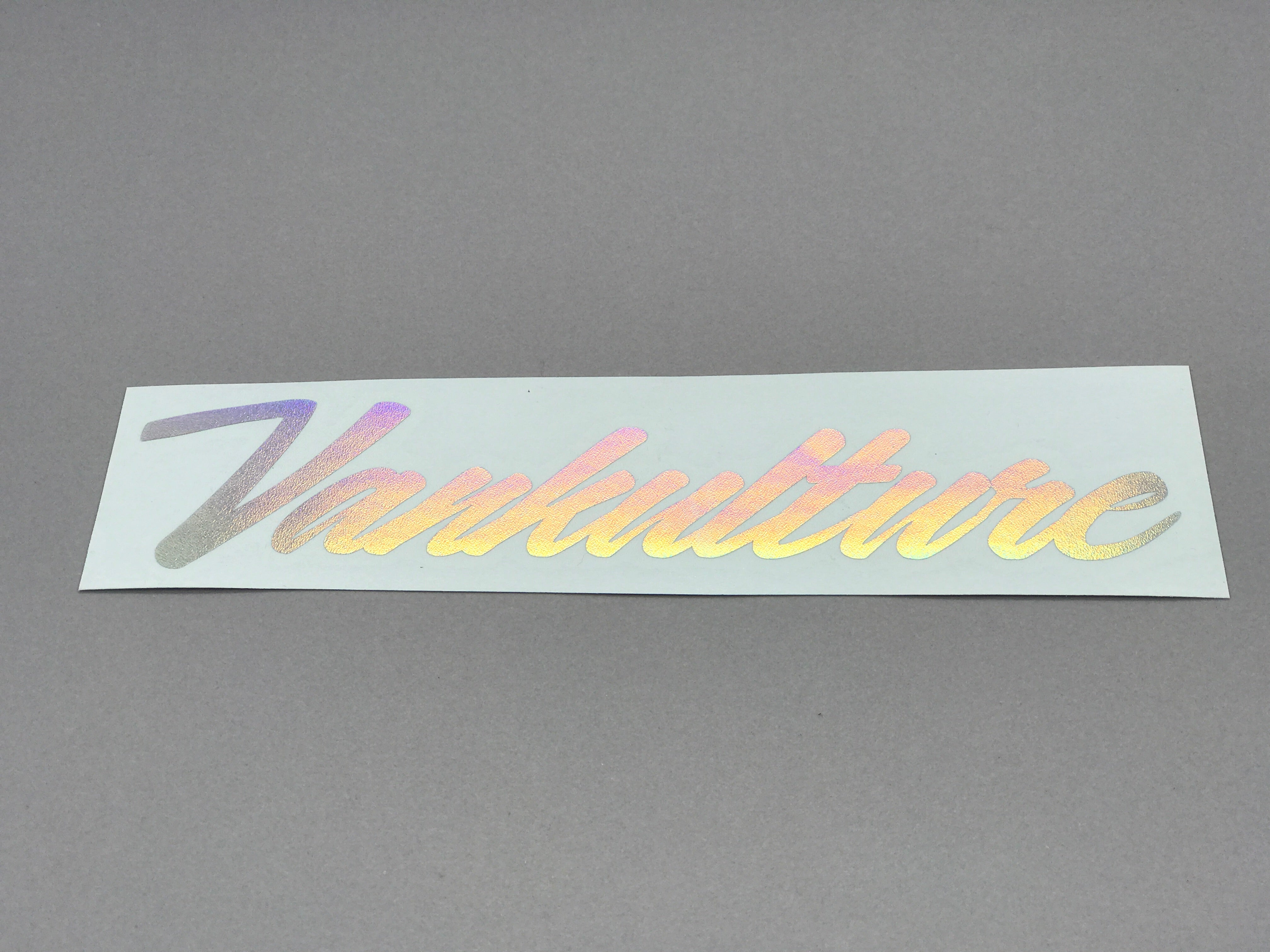 VANkulture Cursive decal