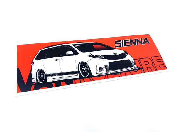 VK Sienna Bumper Sticker